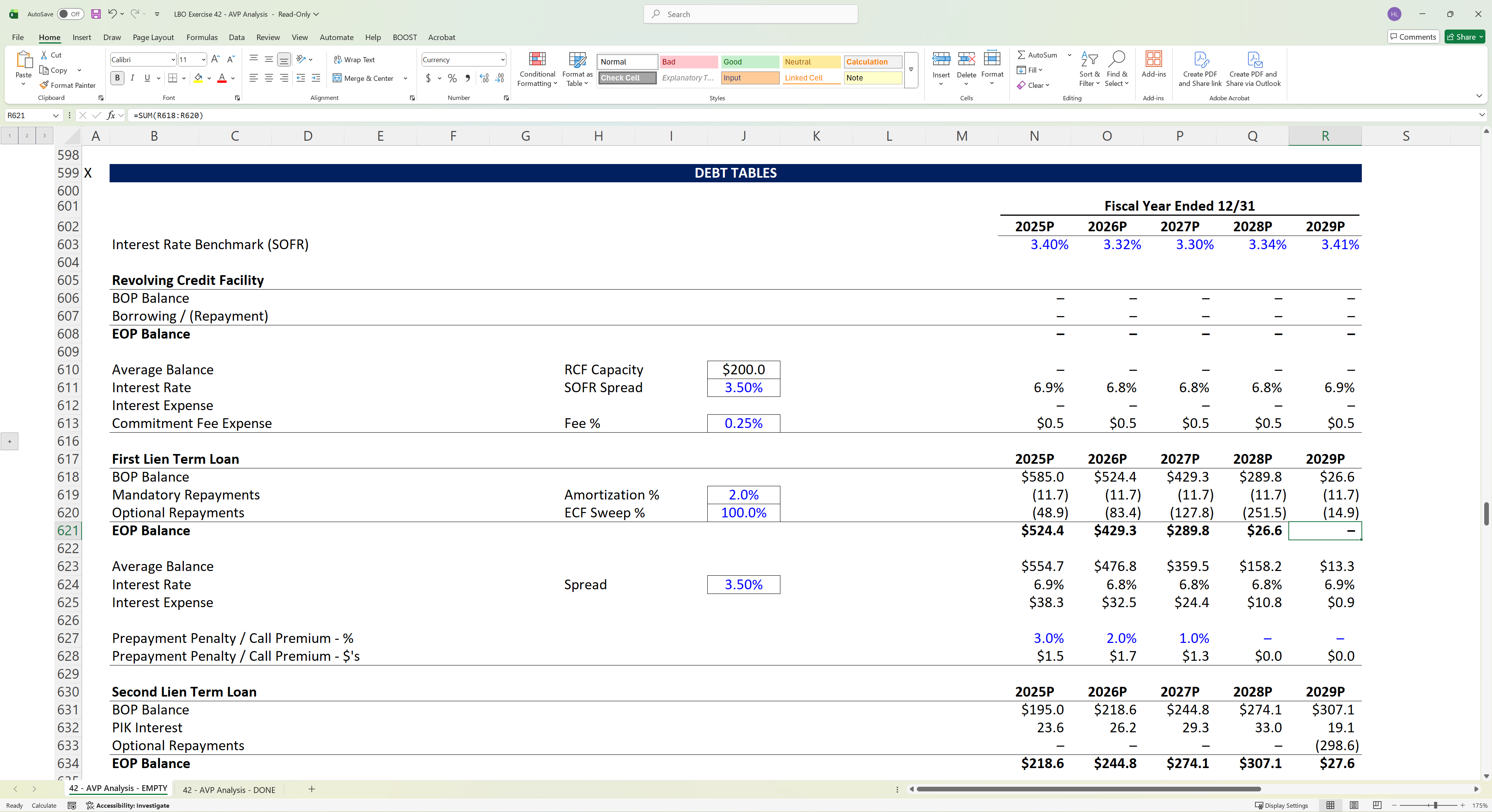 Financial Analysis Dashboard